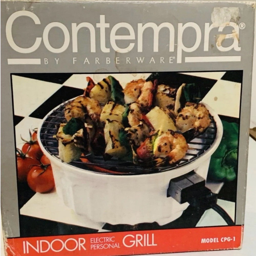 Contempra by Farberware Indoor Electric Grill - White